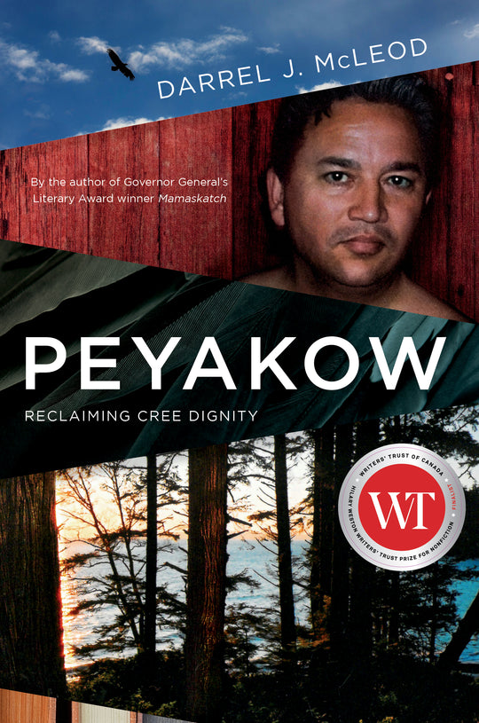 Darrel J. McLeod, a finalist for the Hilary Weston Writer’s Trust Prize for Nonfiction, for Peyakow: Reclaiming Cree Dignity